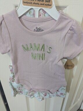 Baby Essentials "Mama's Mini" Light Lavender Bodysuit